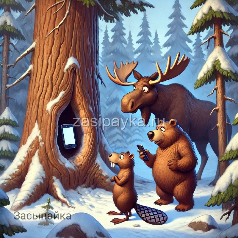 🗿 Загадка говорящего дупла🐻🦫🫎