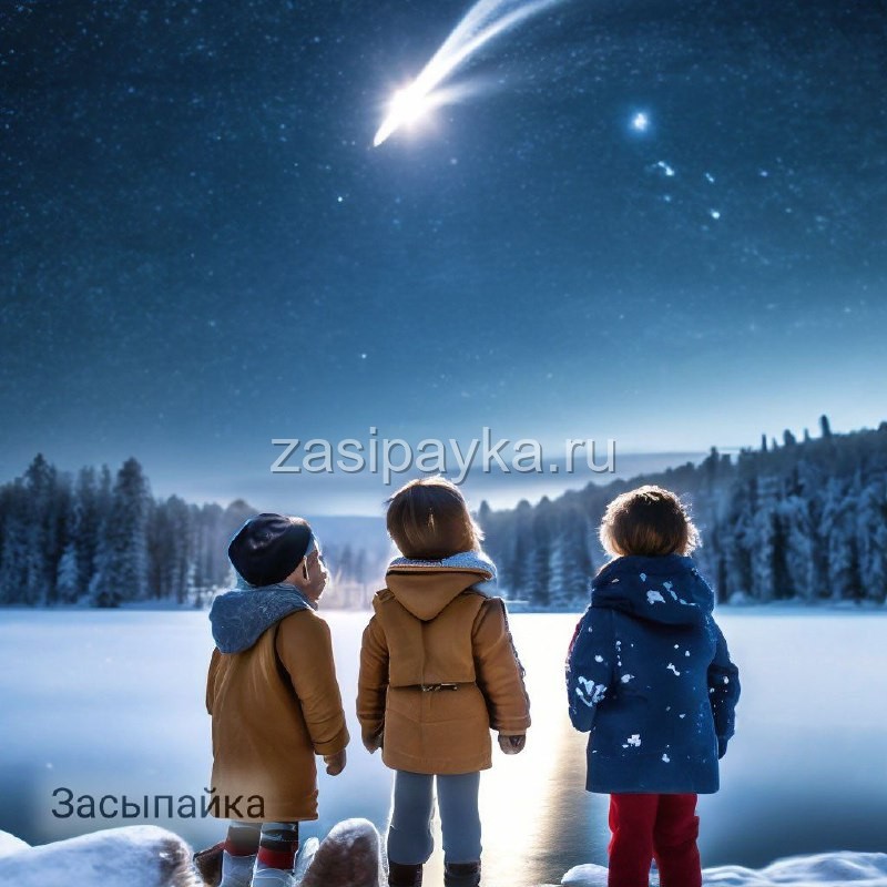 💫Зимняя Звезда и Трое Детей👦🏻👧👦🏻